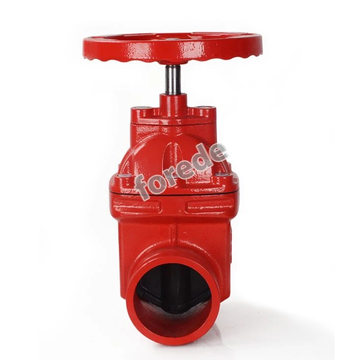 Non Rising Stem Groove Fire Gate Valve