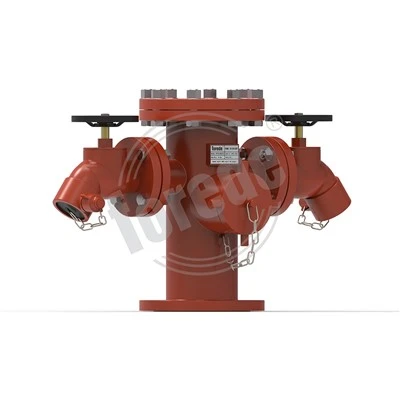 Våt søylehydrant for vannmonitor